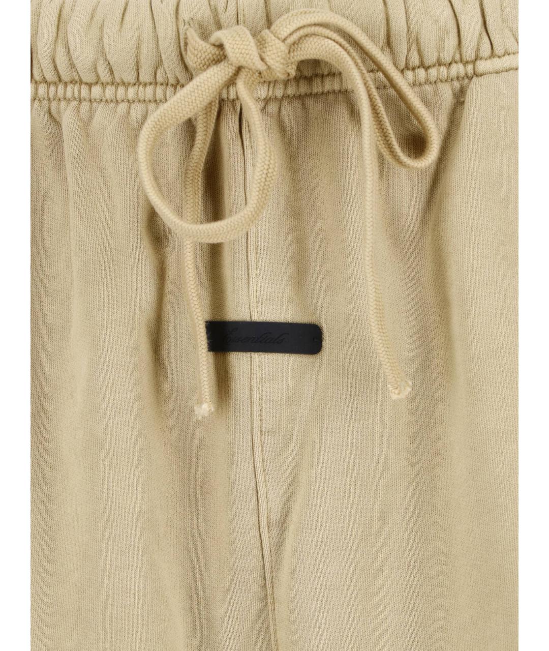 FEAR OF GOD ESSENTIALS Бежевые хлопковые шорты, фото 5