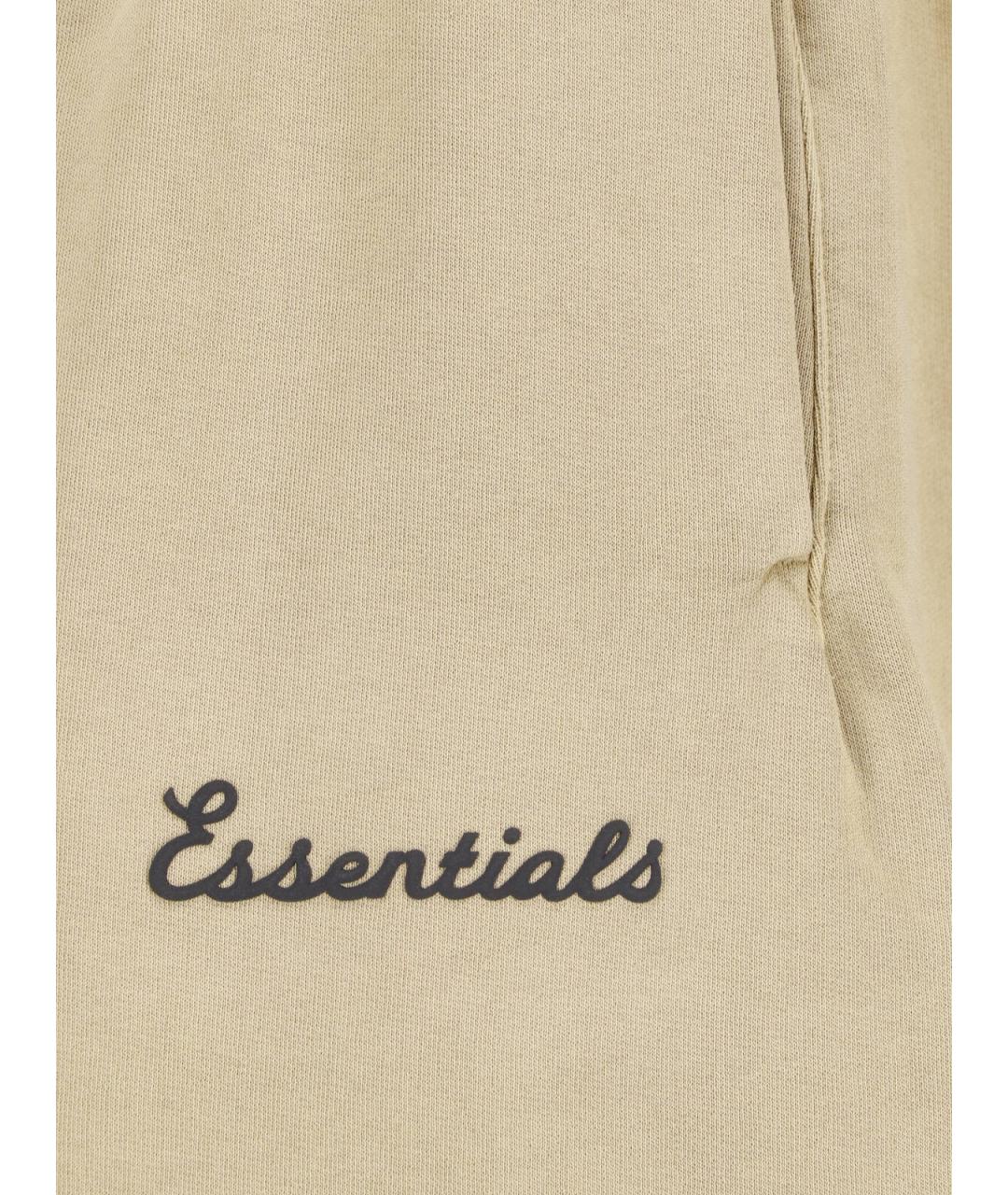 FEAR OF GOD ESSENTIALS Бежевые хлопковые шорты, фото 4