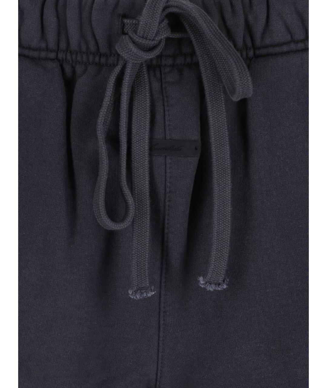 FEAR OF GOD ESSENTIALS Черные полиамидовые шорты, фото 5