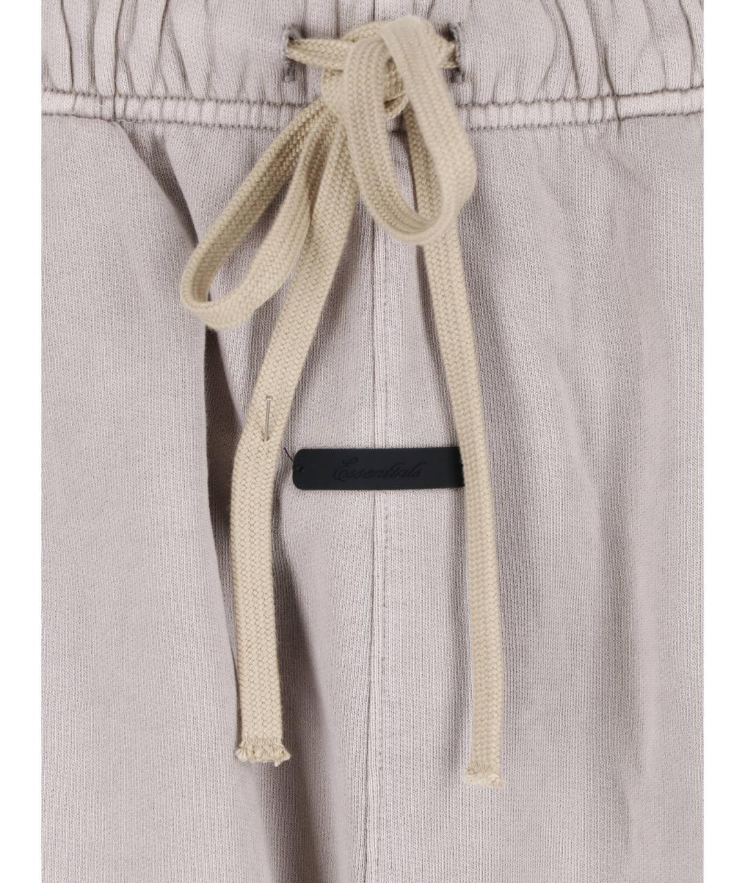 FEAR OF GOD ESSENTIALS Серые хлопковые повседневные брюки, фото 5