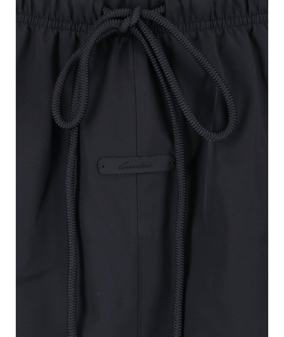 FEAR OF GOD ESSENTIALS Черные полиэстеровые шорты, фото 4