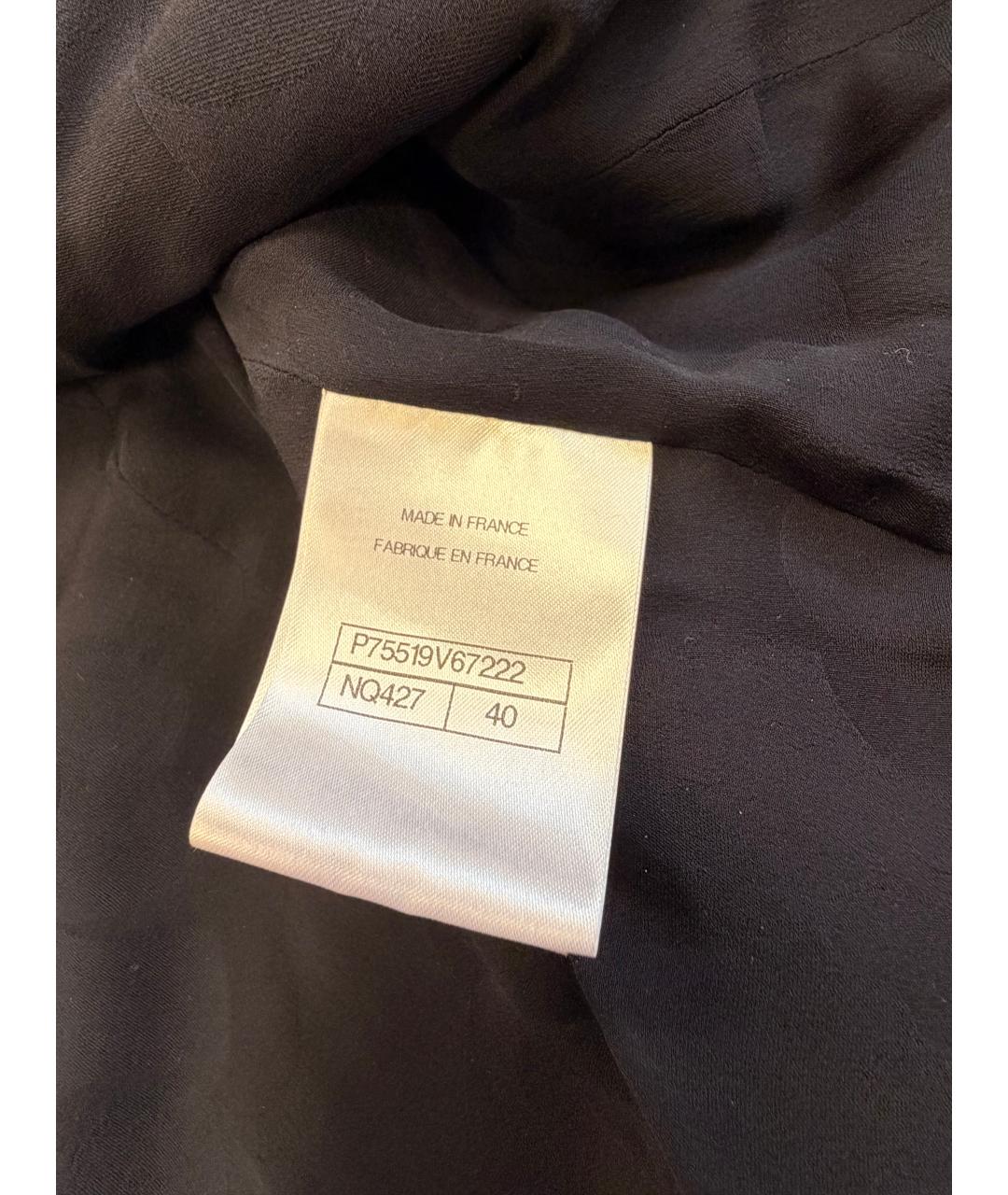 CHANEL Темно-синий шерстяной жакет/пиджак, фото 6