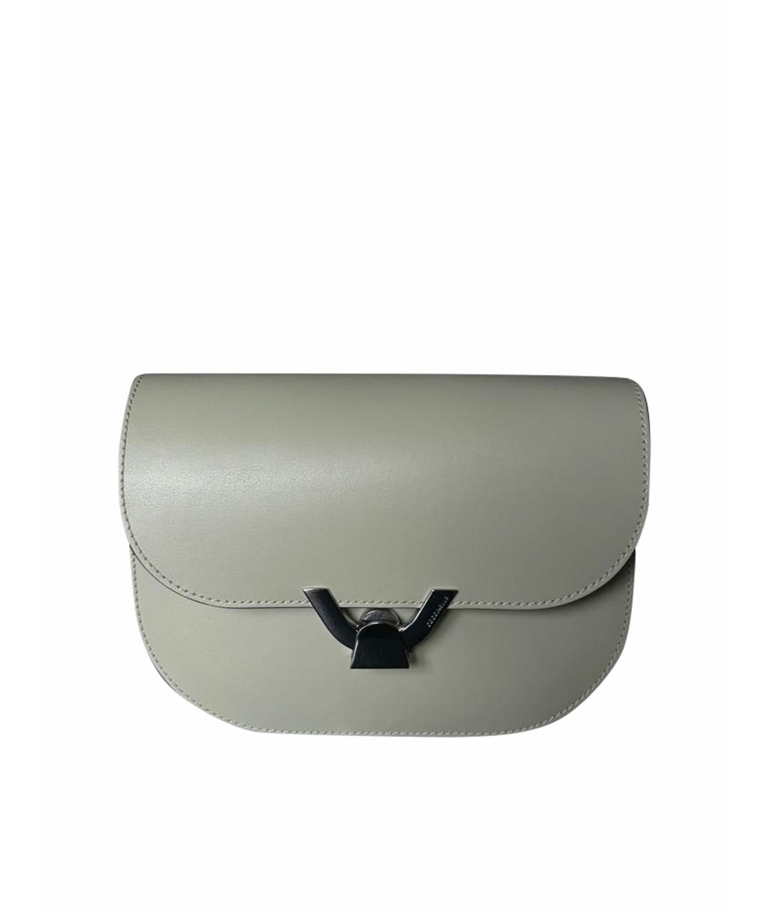 COCCINELLE Салатовая кожаная сумка через плечо, фото 1