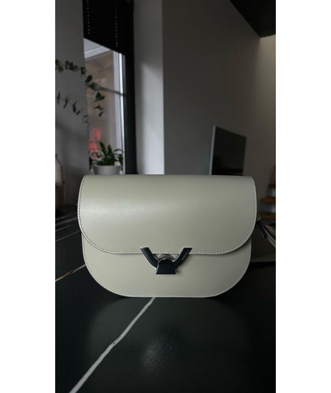 COCCINELLE Салатовая кожаная сумка через плечо, фото 5