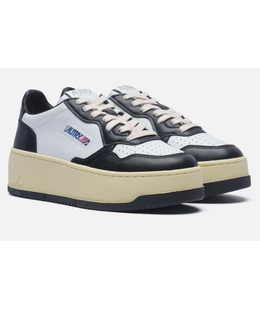 AUTRY Черные кожаные кеды, фото 3