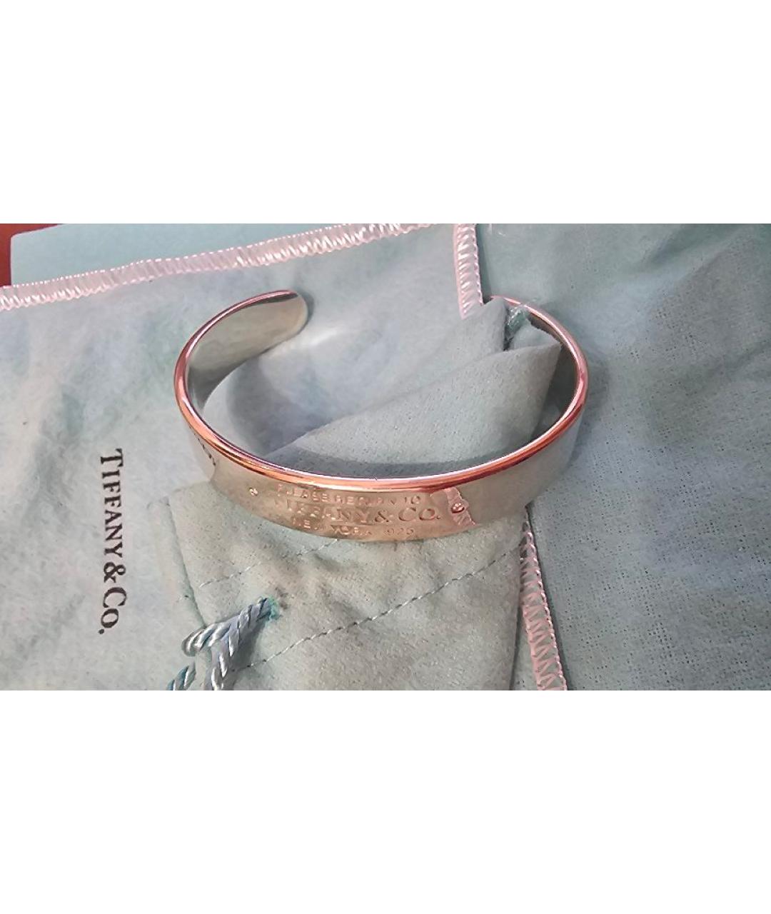 TIFFANY&CO Серебрянный серебряный браслет, фото 3