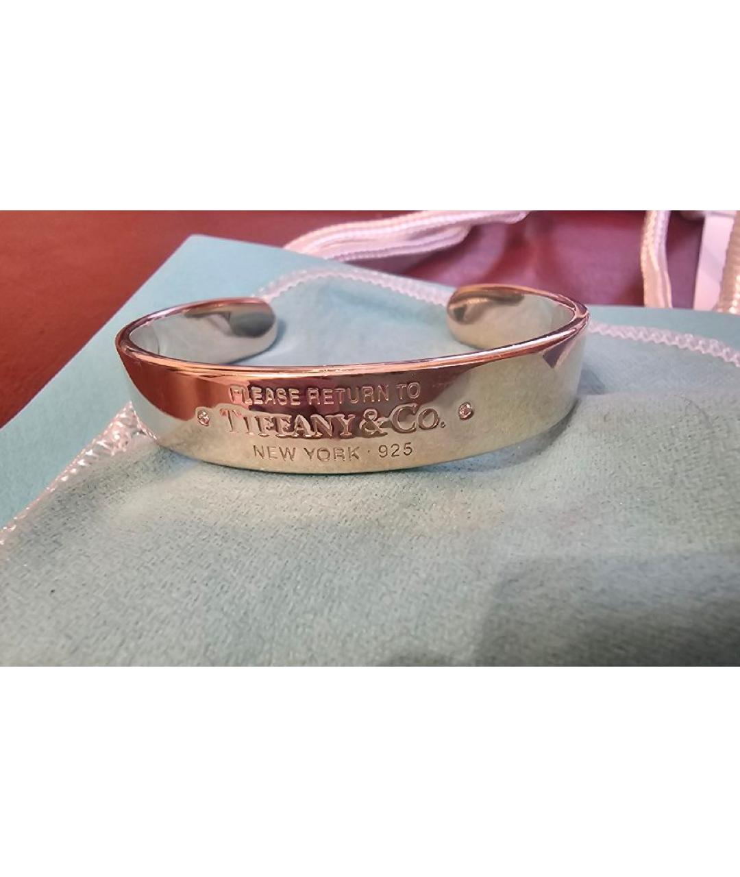 TIFFANY&CO Серебрянный серебряный браслет, фото 5
