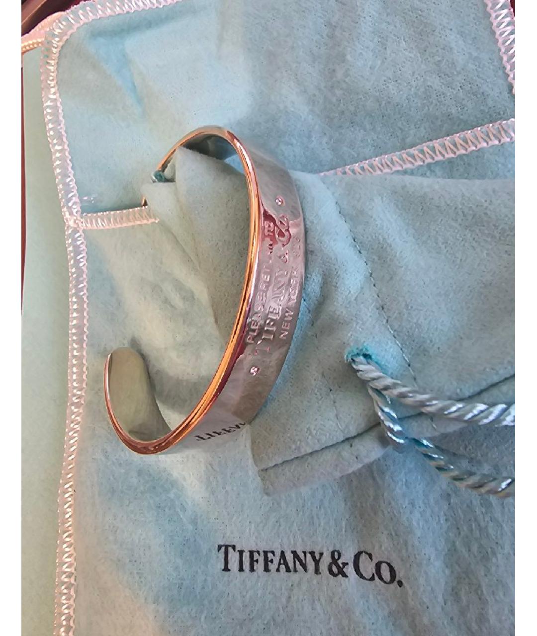 TIFFANY&CO Серебрянный серебряный браслет, фото 2