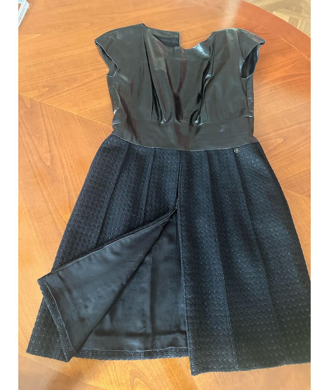 CHANEL Черное повседневное платье, фото 5