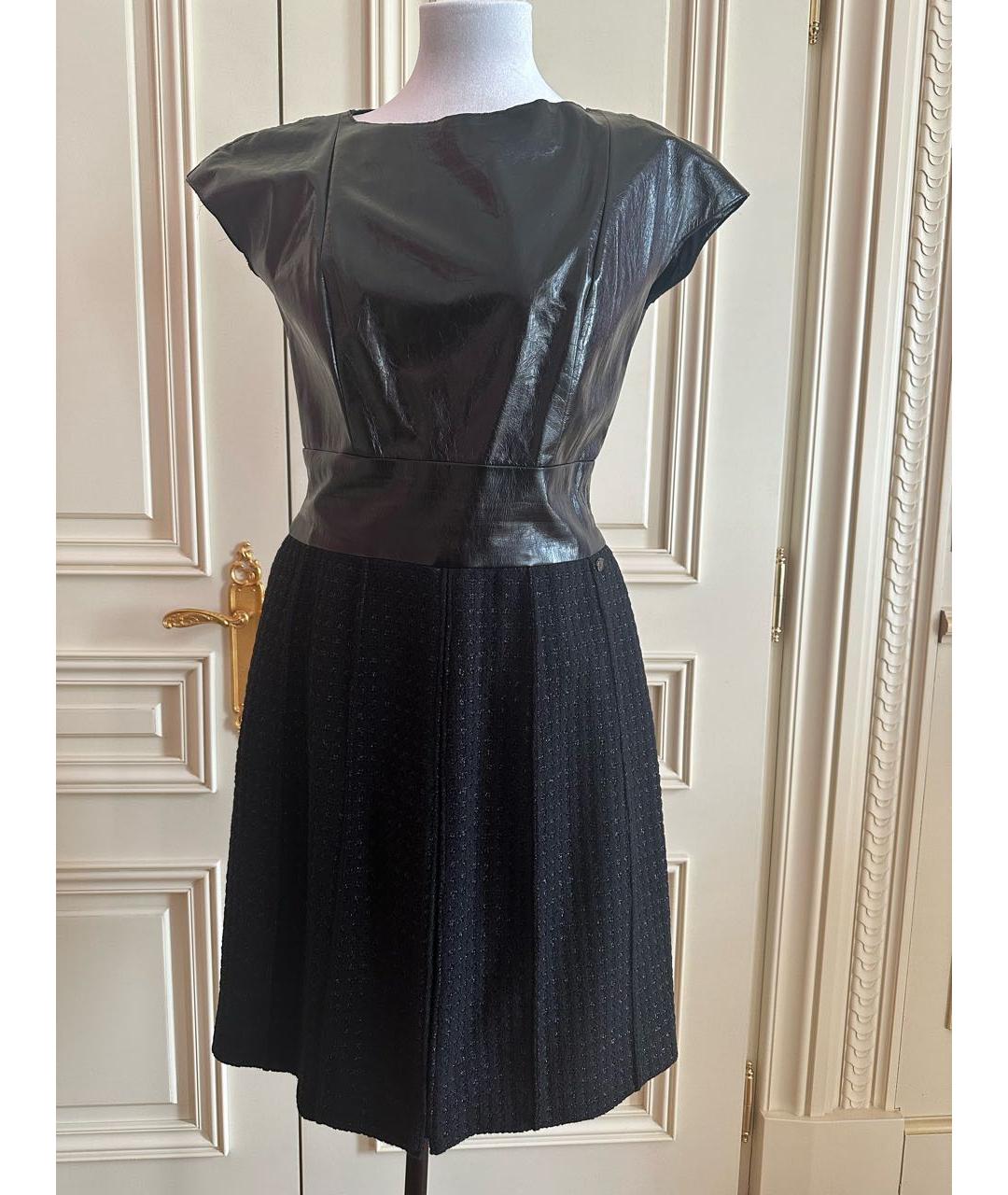 CHANEL Черное повседневное платье, фото 7