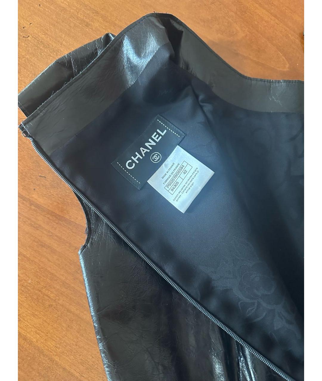 CHANEL Черное повседневное платье, фото 4