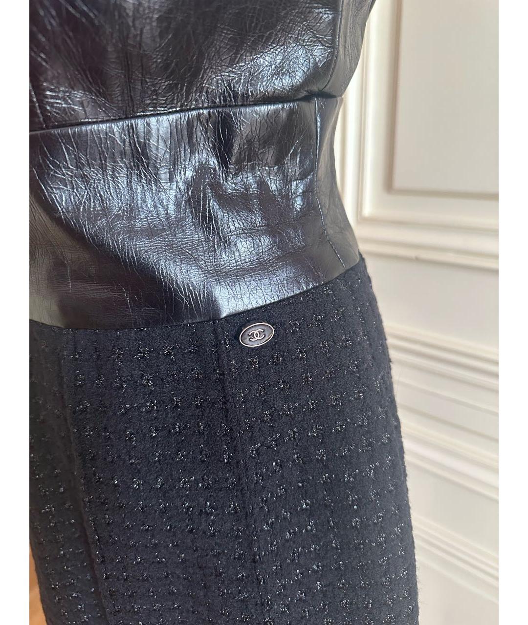 CHANEL Черное повседневное платье, фото 3