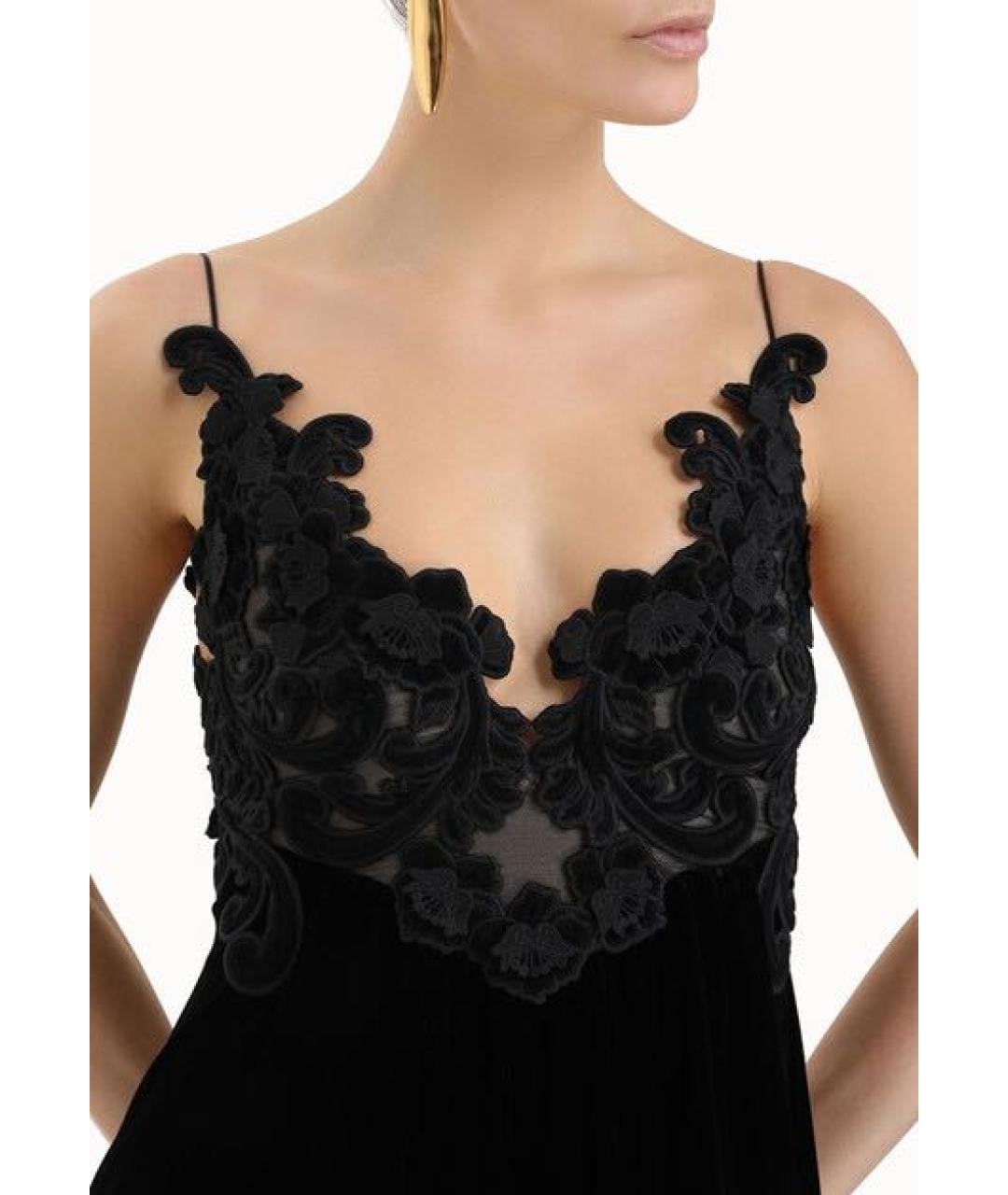 ZIMMERMANN Черное шелковое вечернее платье, фото 4