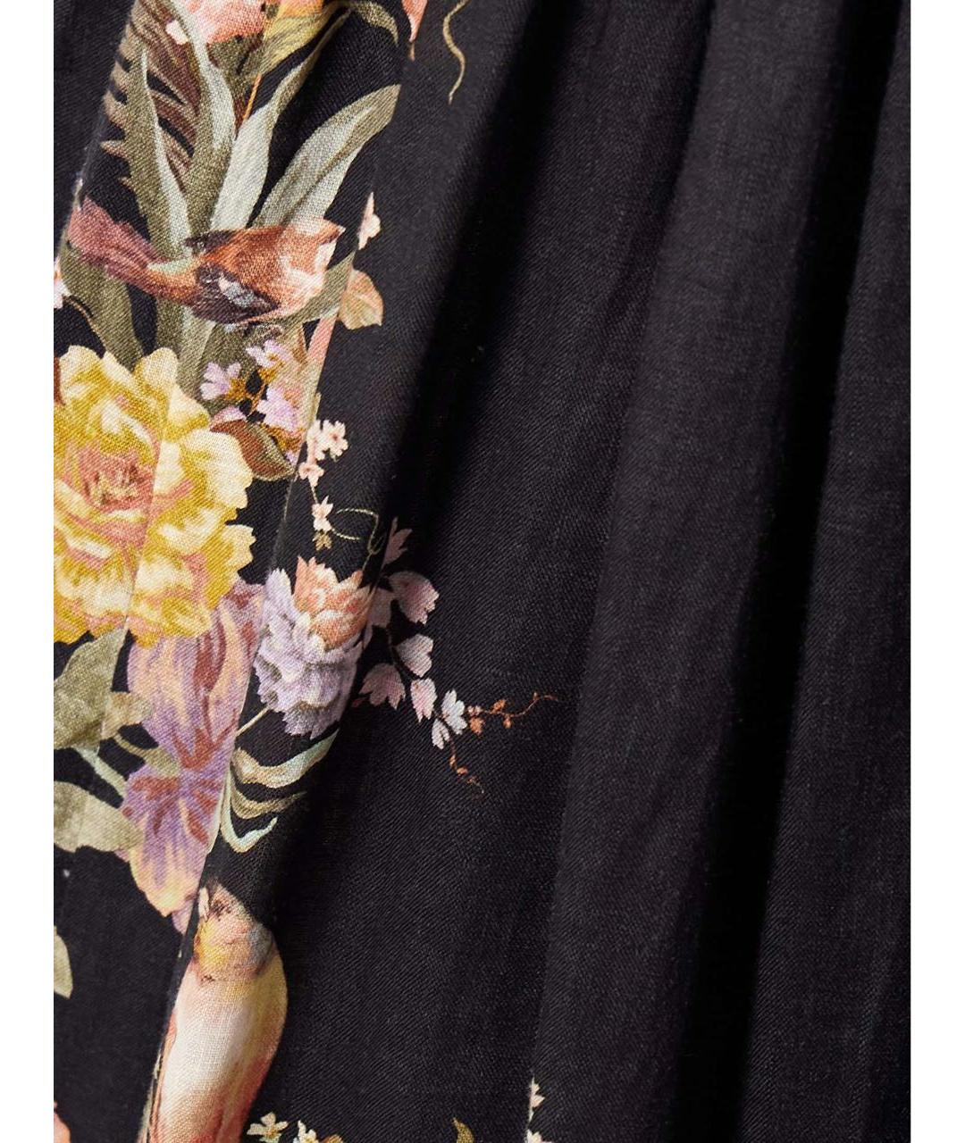 ZIMMERMANN Черный льняной сарафан, фото 4