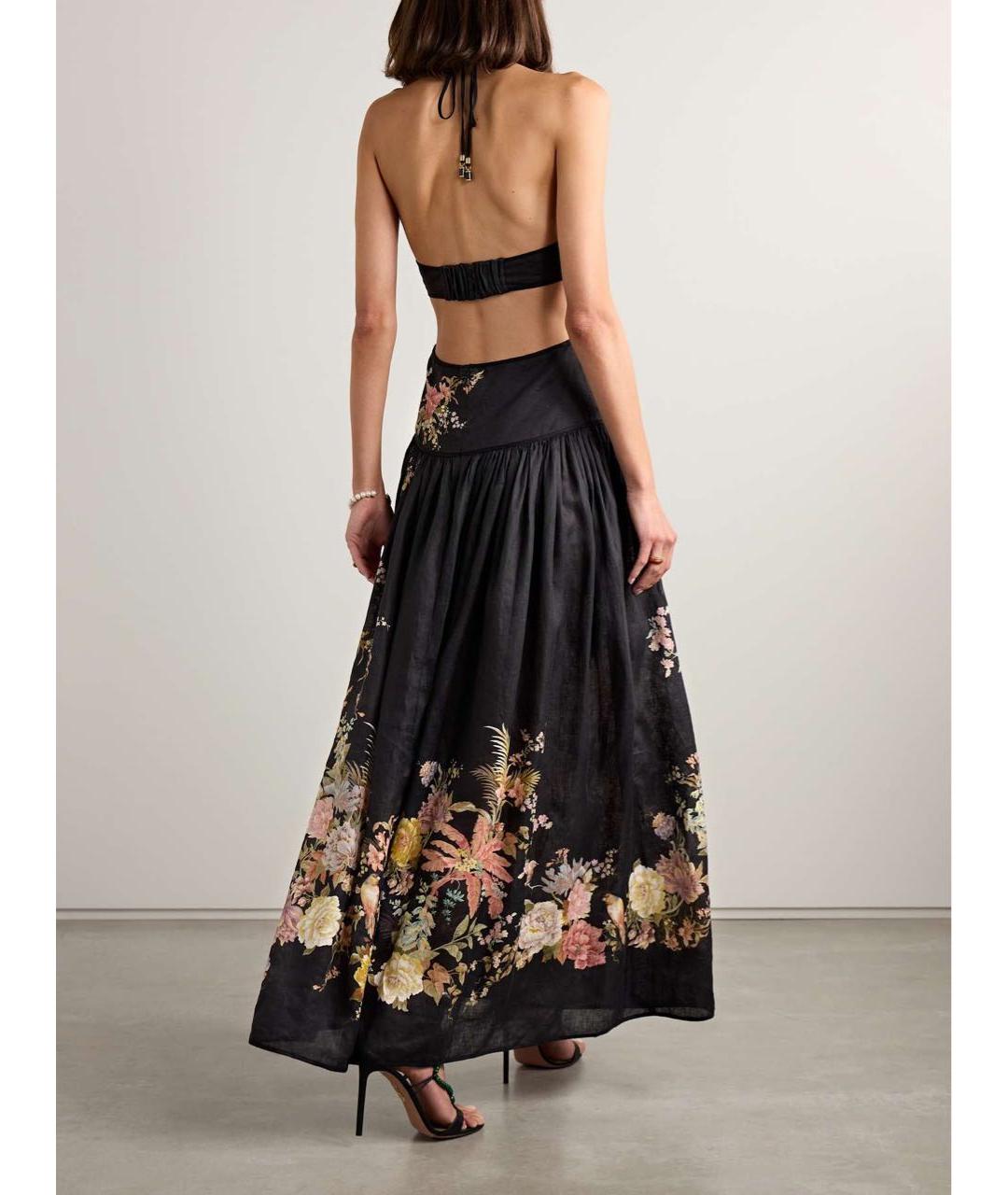 ZIMMERMANN Черный льняной сарафан, фото 2