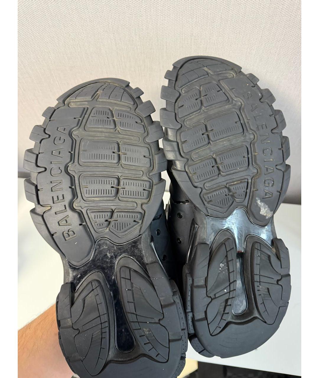 BALENCIAGA Черные низкие кроссовки / кеды, фото 5