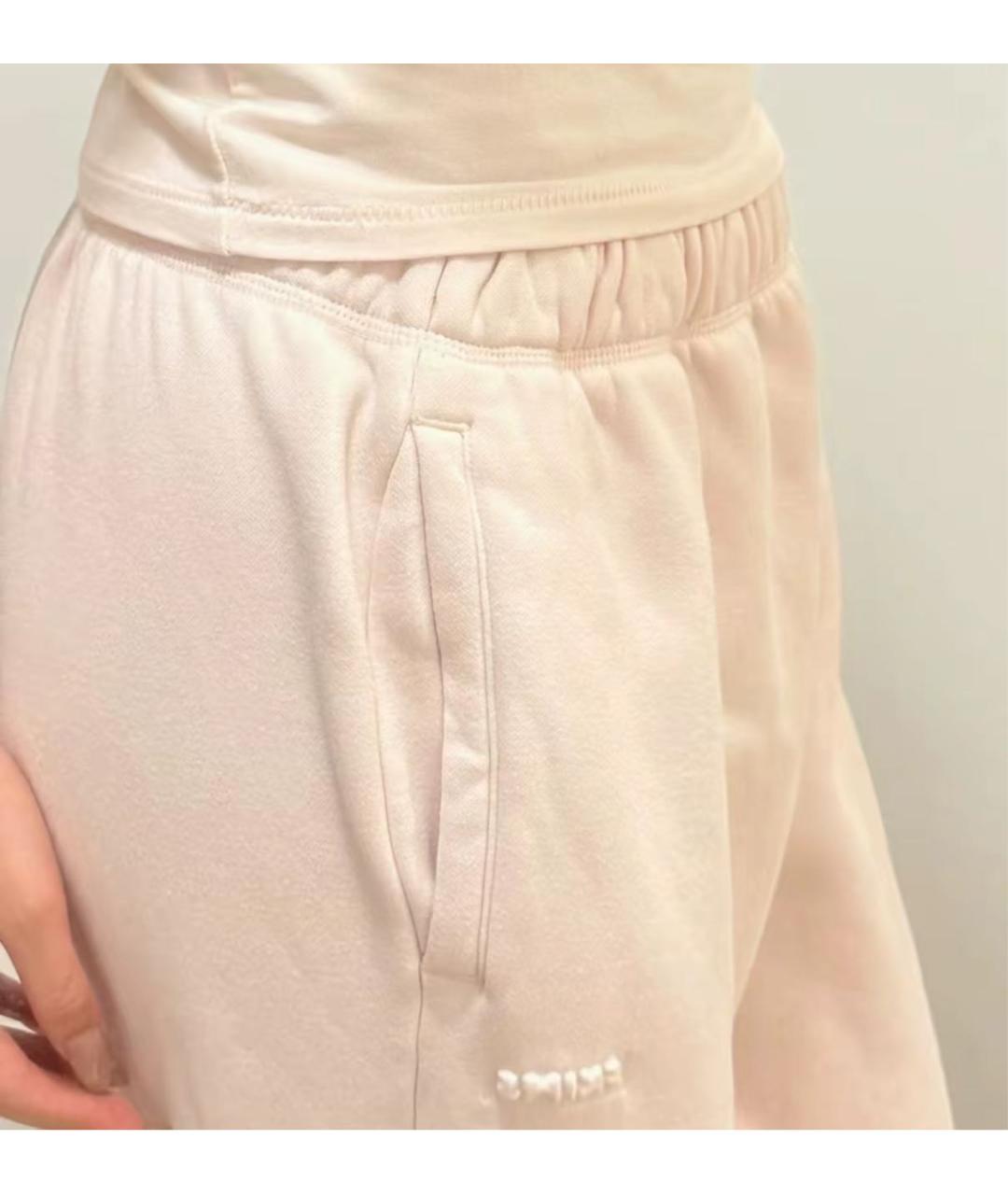 SKIMS Розовые хлопковые спортивные брюки и шорты, фото 5