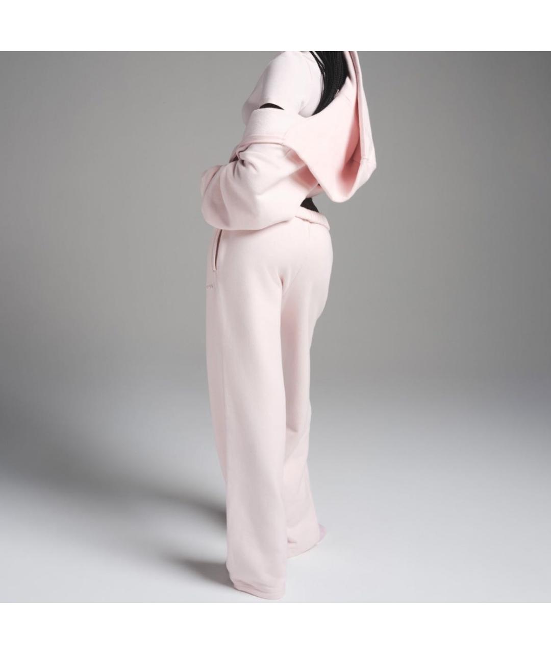 SKIMS Розовые хлопковые спортивные брюки и шорты, фото 4