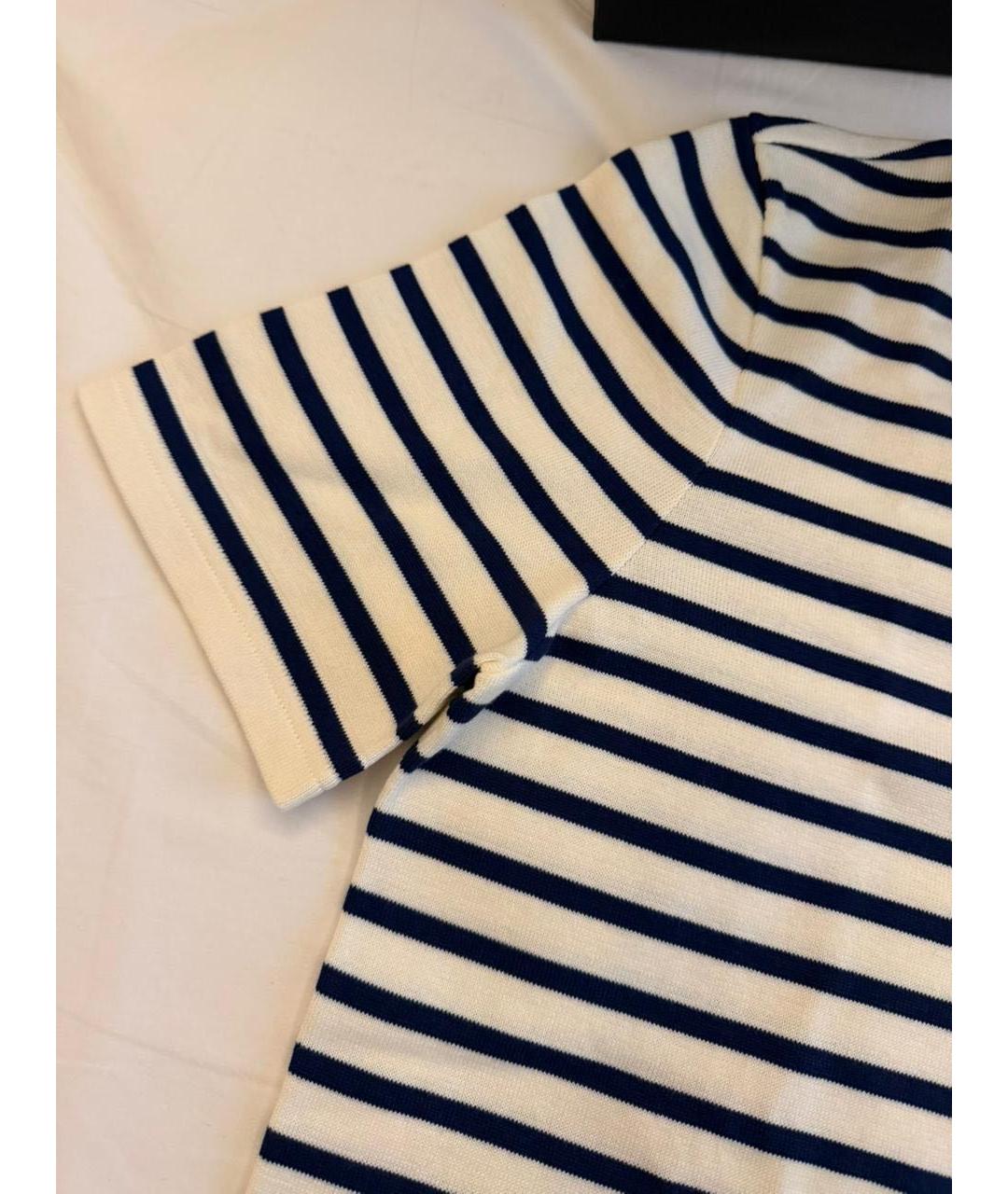 PRADA Белая хлопковая футболка, фото 6