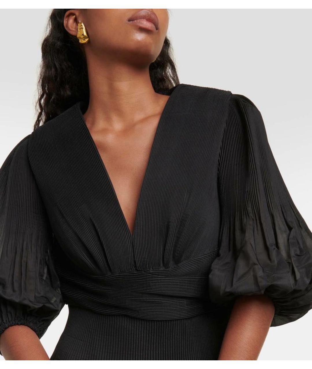 ZIMMERMANN Черное полиэстеровое повседневное платье, фото 4