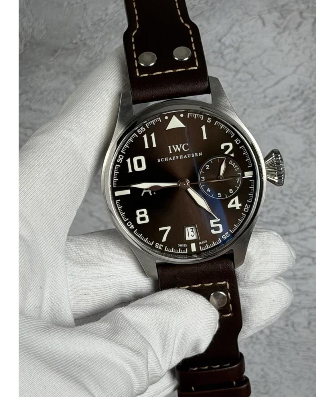 IWC Schaffhausen Коричневые часы, фото 2