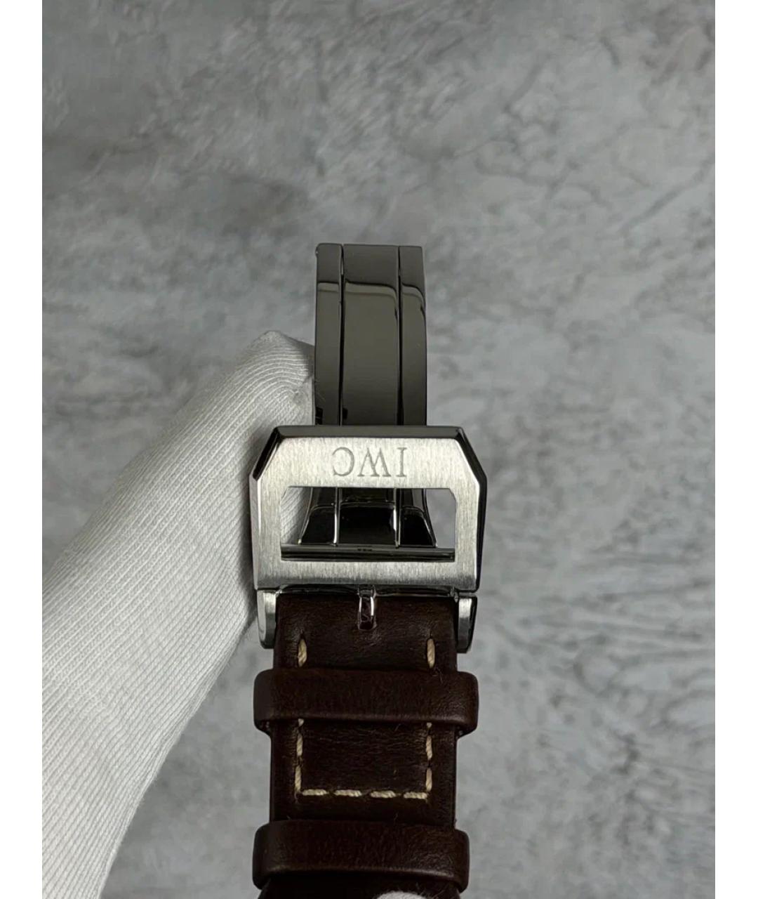 IWC Schaffhausen Коричневые часы, фото 6