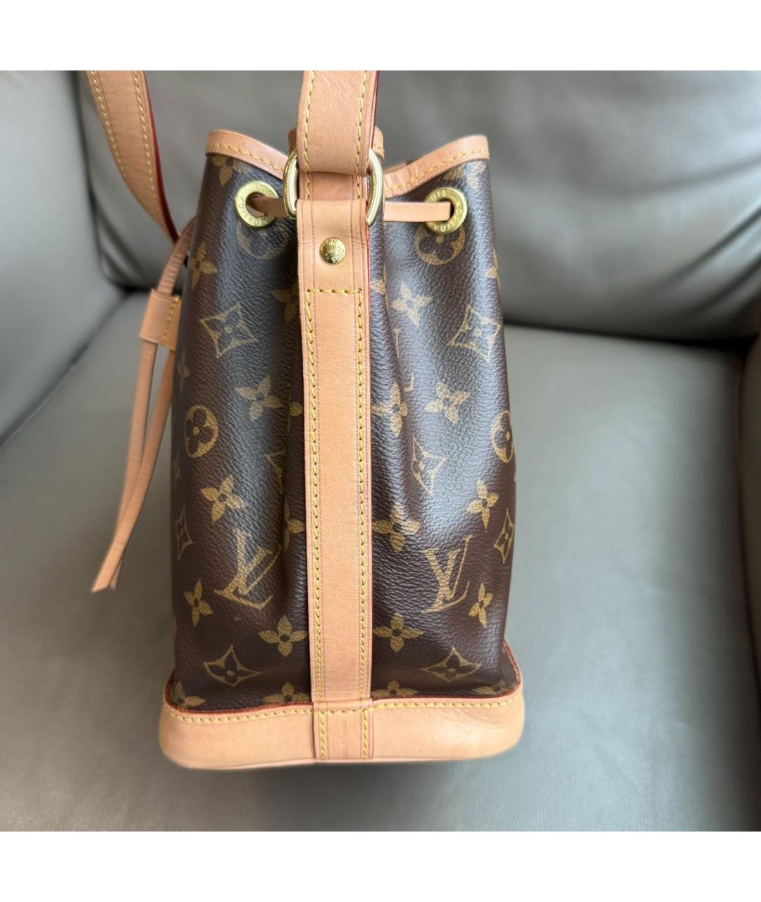 LOUIS VUITTON Коричневая сумка через плечо, фото 4
