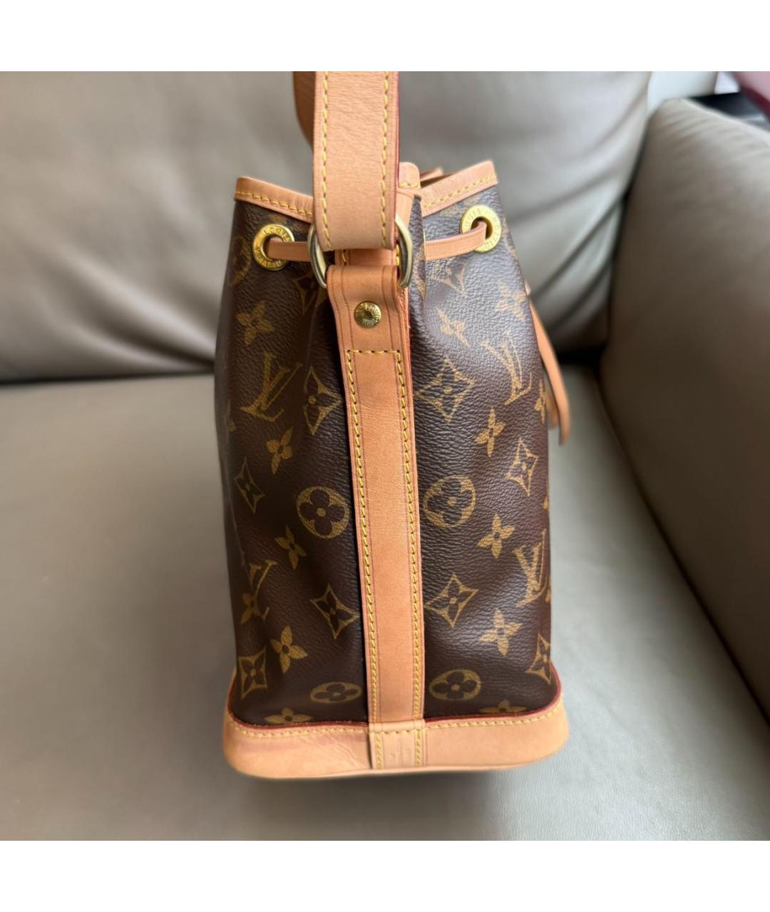 LOUIS VUITTON Коричневая сумка через плечо, фото 3