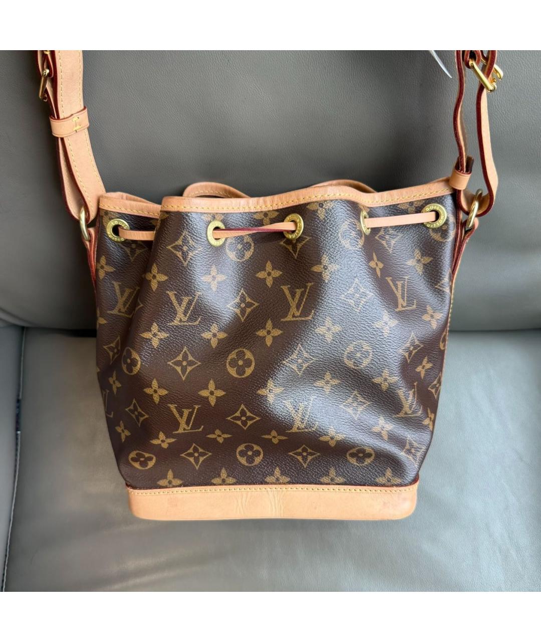 LOUIS VUITTON Коричневая сумка через плечо, фото 8