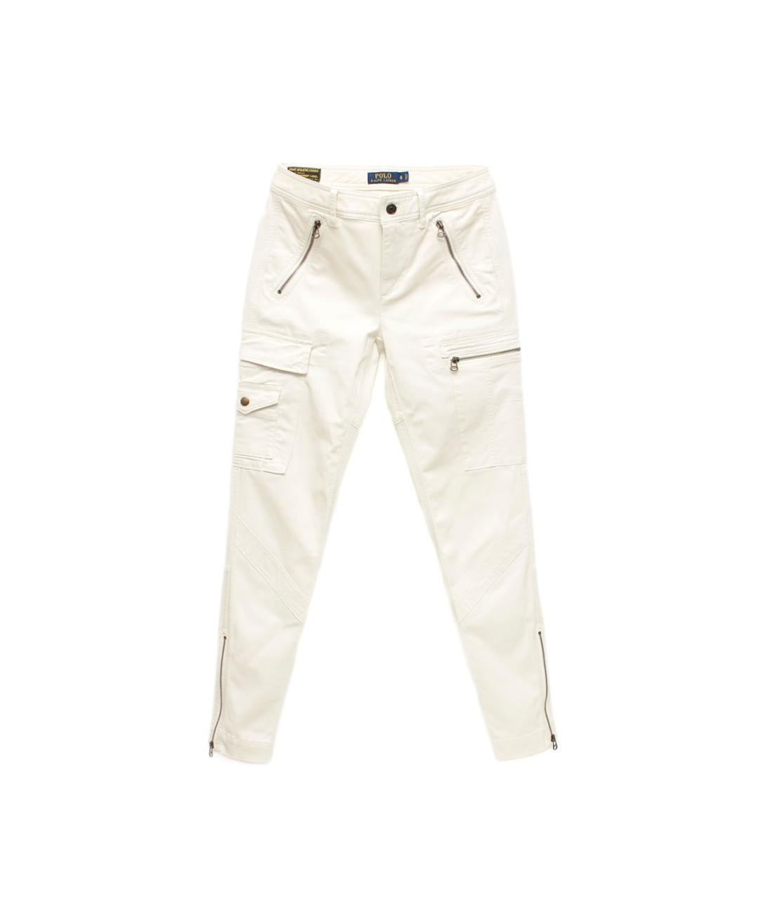 POLO RALPH LAUREN Бежевые хлопко-эластановые джинсы слим, фото 9