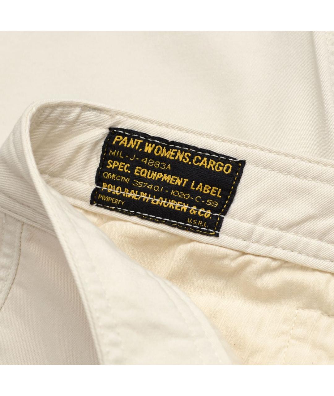 POLO RALPH LAUREN Бежевые хлопко-эластановые джинсы слим, фото 5