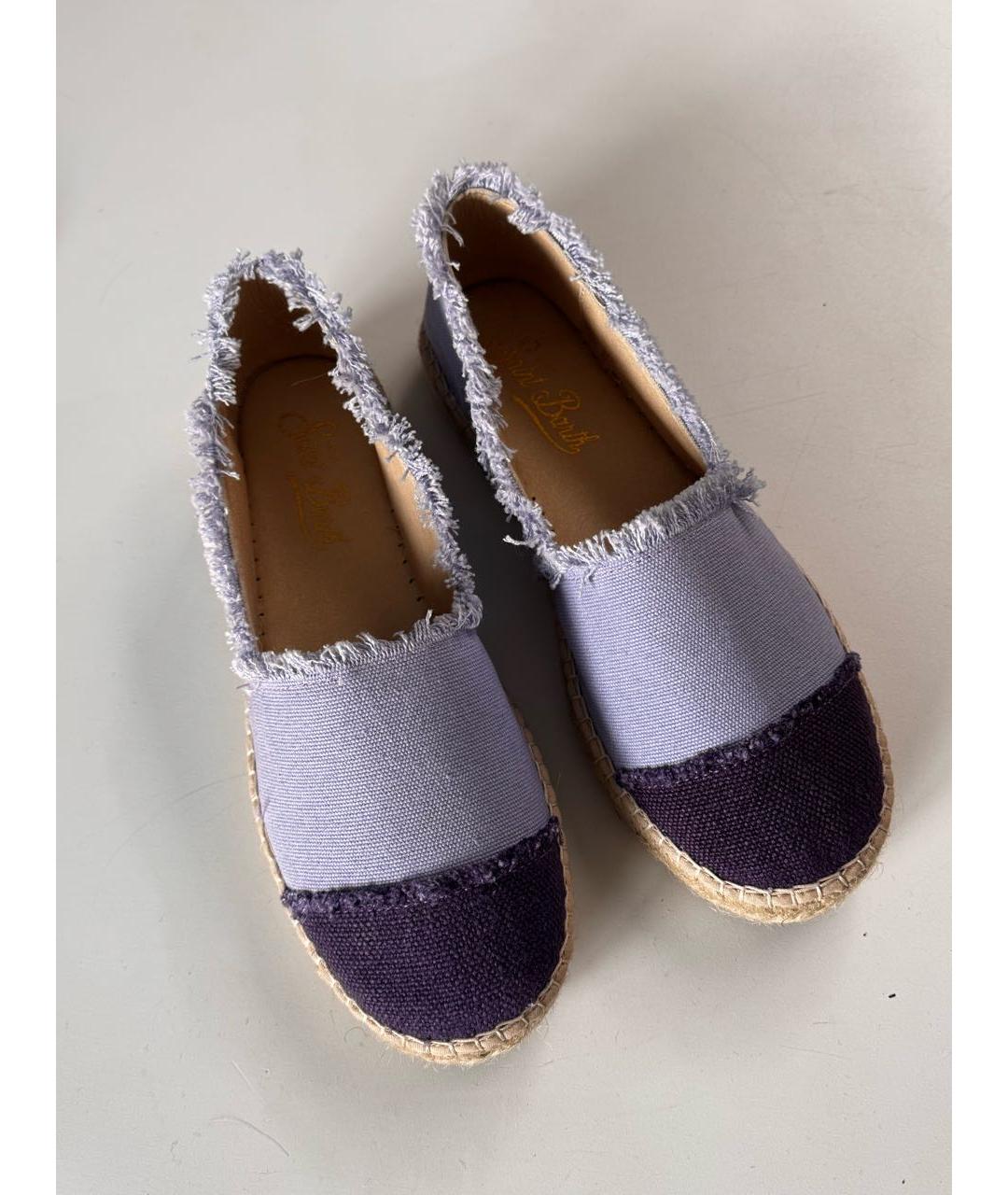 MC2 SAINT BARTH Фиолетовые текстильные эспадрильи, фото 2
