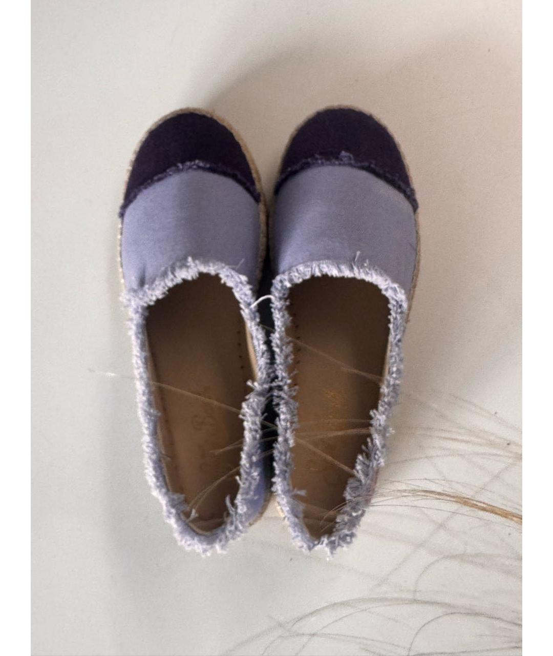 MC2 SAINT BARTH Фиолетовые текстильные эспадрильи, фото 3