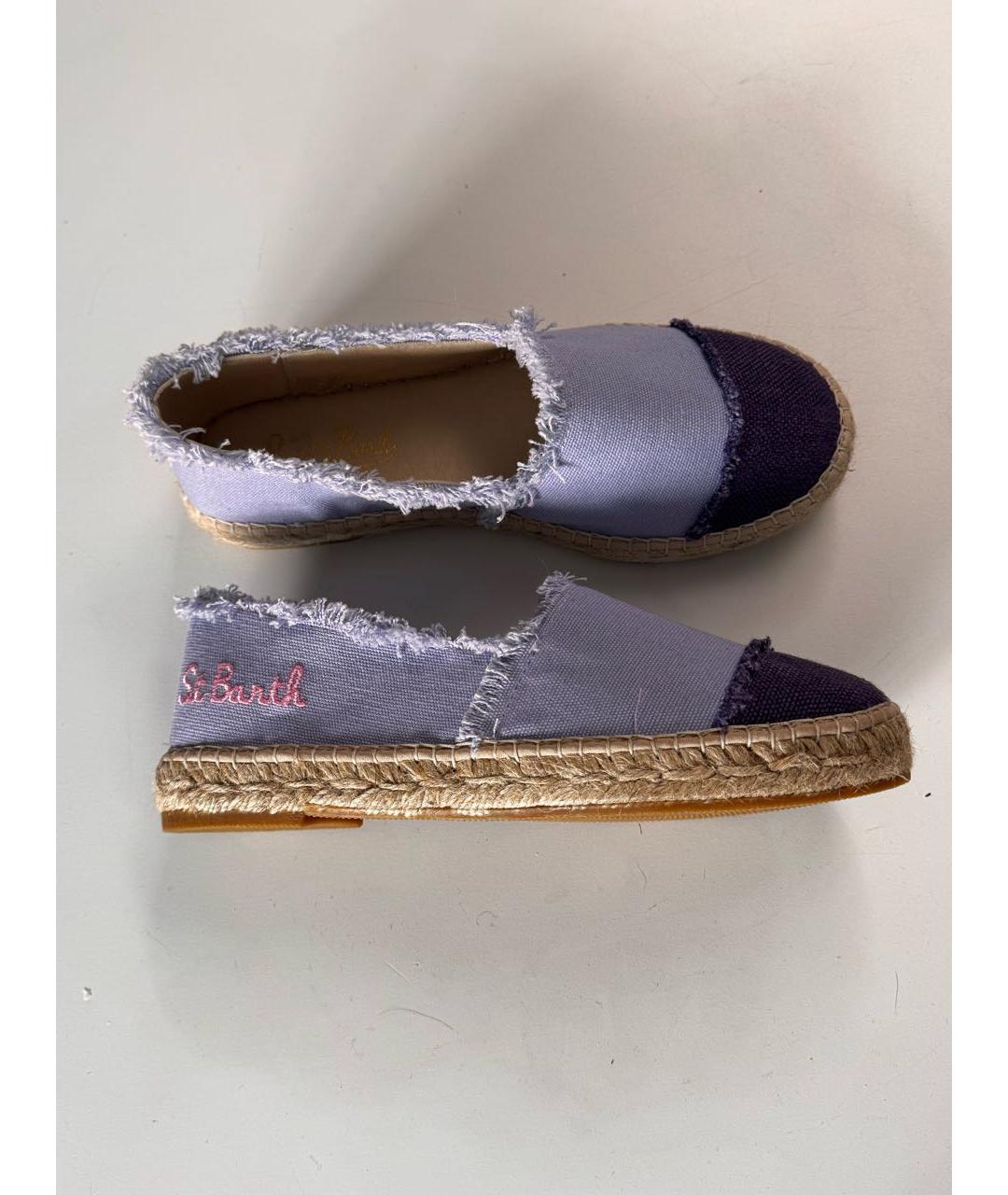 MC2 SAINT BARTH Фиолетовые текстильные эспадрильи, фото 6