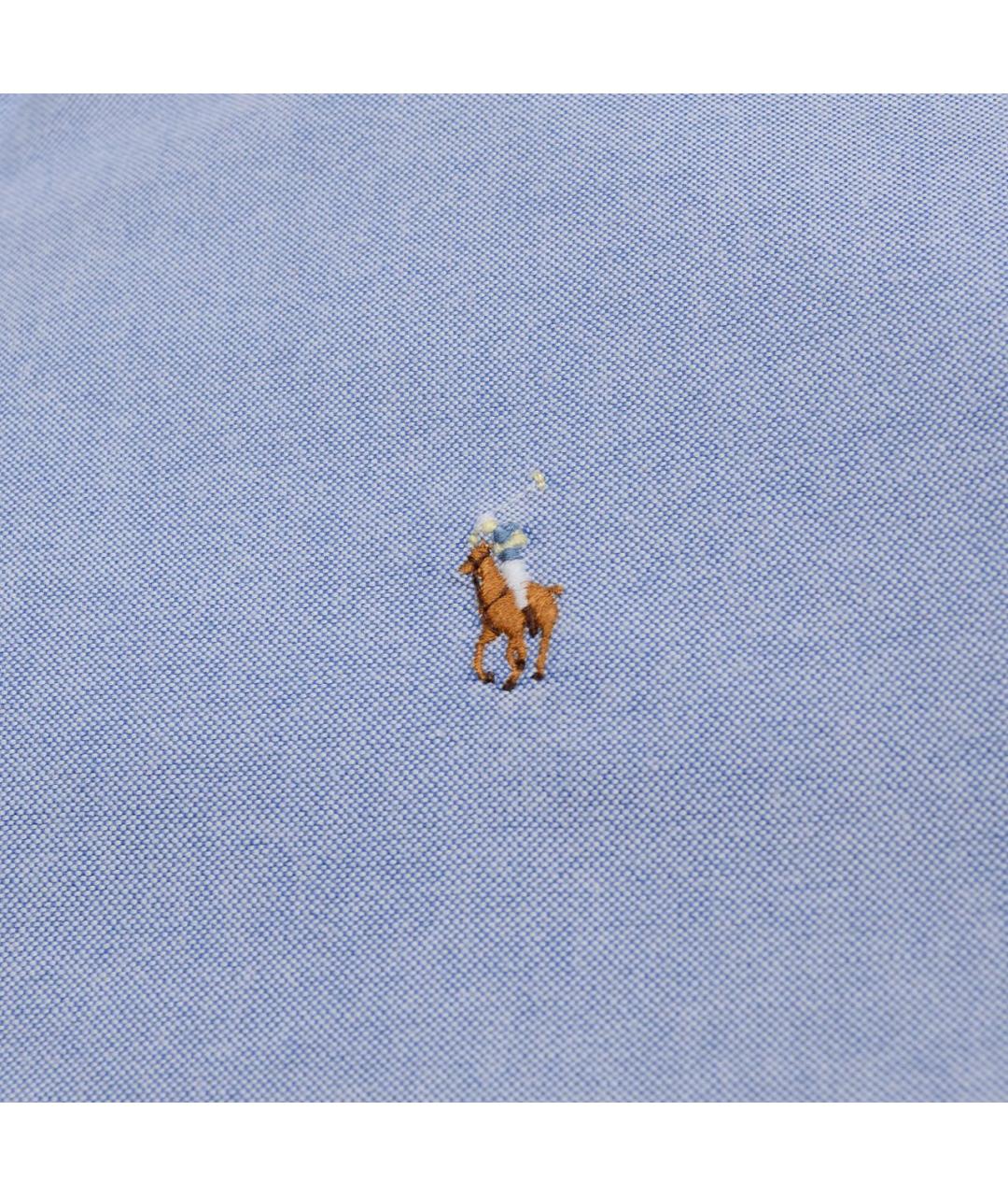 POLO RALPH LAUREN Голубая хлопковая рубашка, фото 4