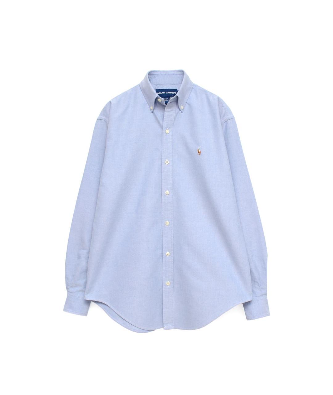 POLO RALPH LAUREN Голубая хлопковая рубашка, фото 5