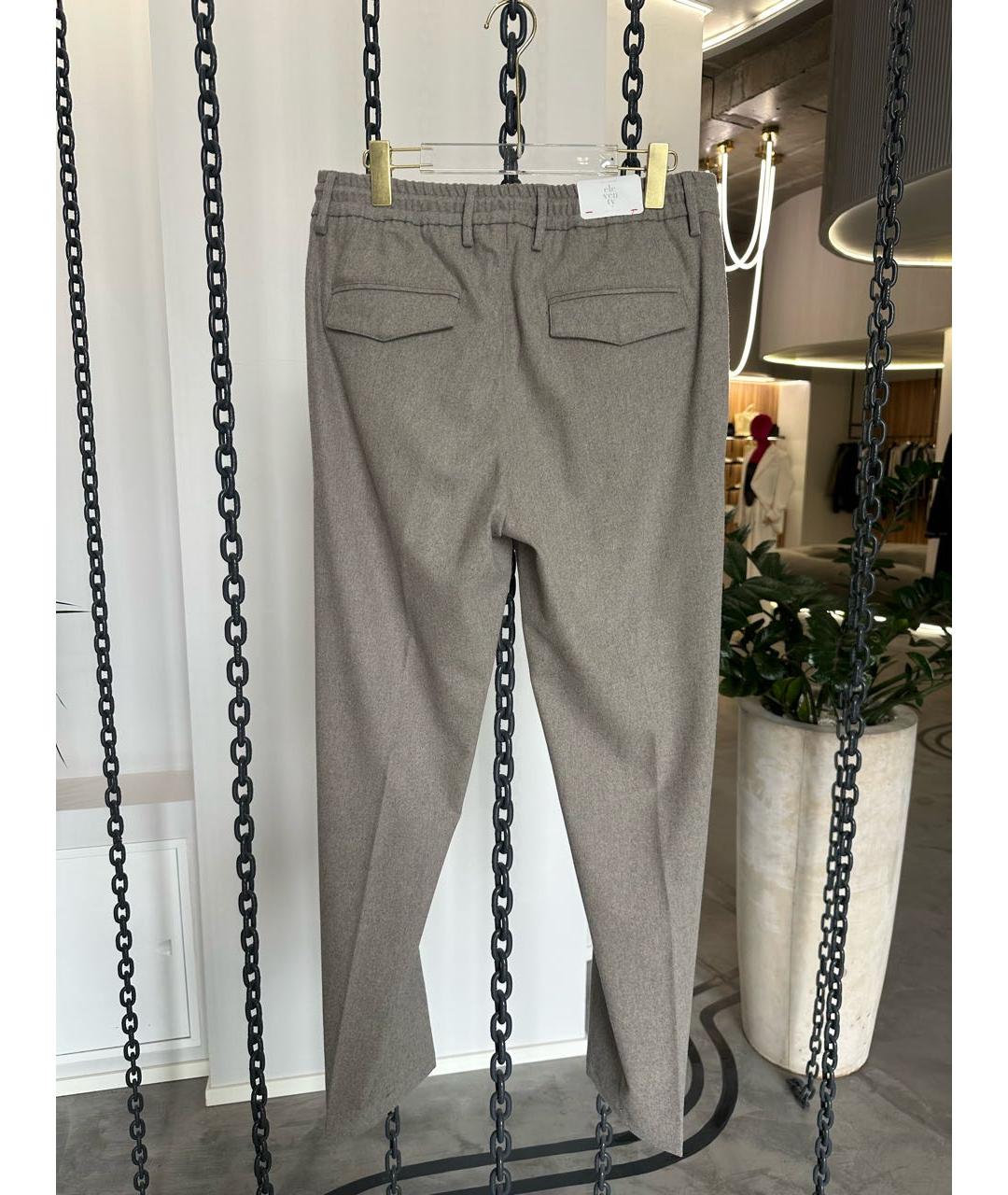 ELEVENTY Шерстяные повседневные брюки, фото 3