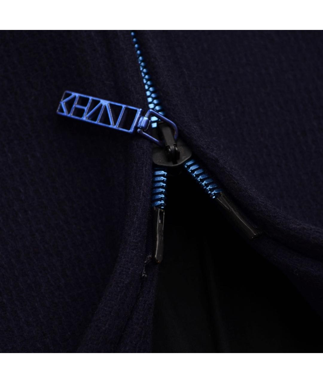 KENZO Темно-синее шерстяное пальто, фото 6