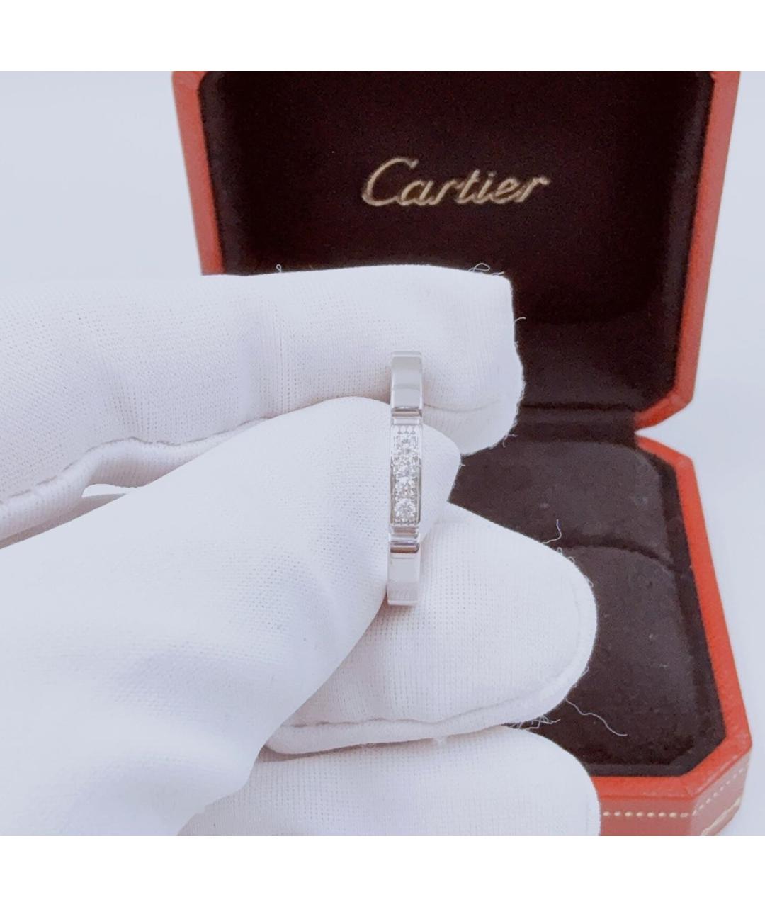 CARTIER Белое кольцо из белого золота, фото 6