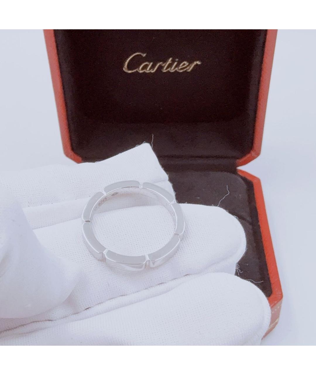 CARTIER Белое кольцо из белого золота, фото 5