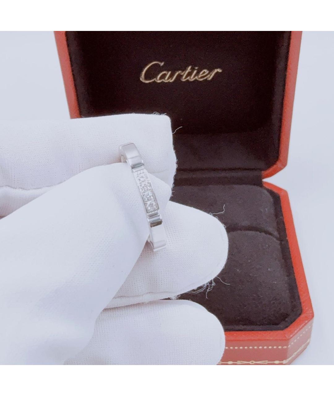 CARTIER Белое кольцо из белого золота, фото 4