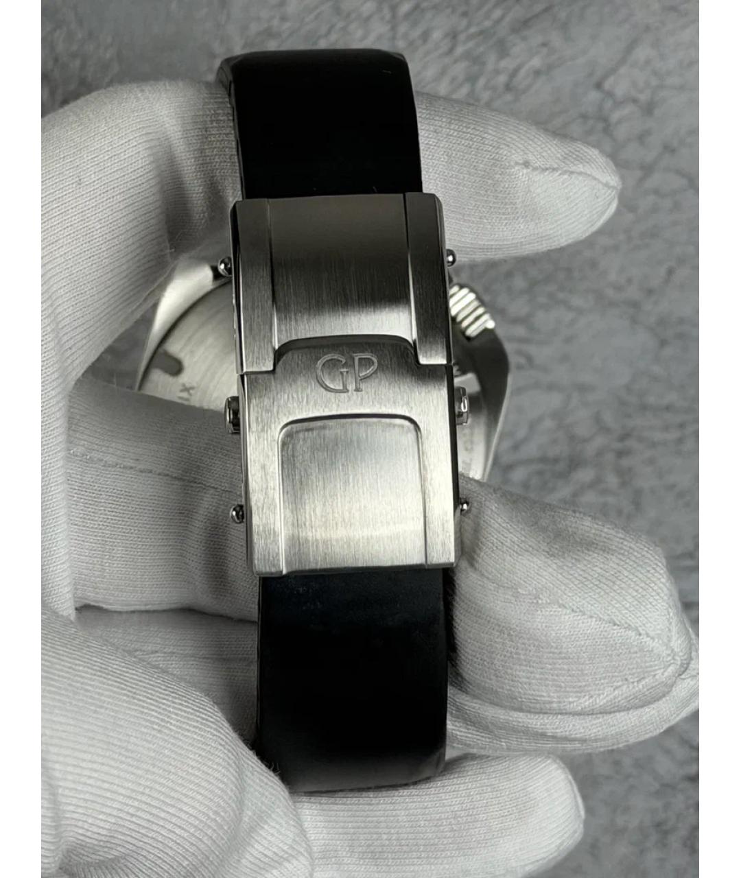 GIRARD PERREGAUX Черные металлические часы, фото 8