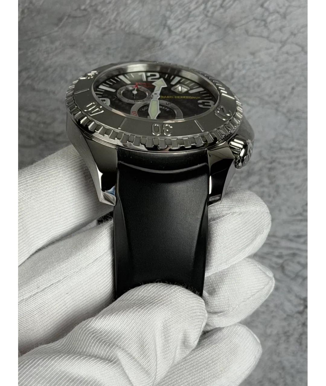 GIRARD PERREGAUX Черные металлические часы, фото 6