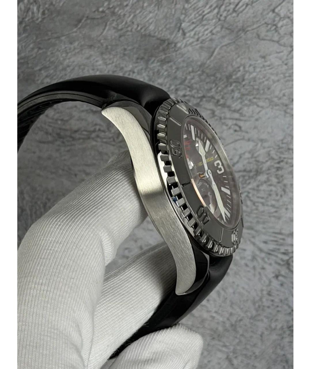 GIRARD PERREGAUX Черные металлические часы, фото 5