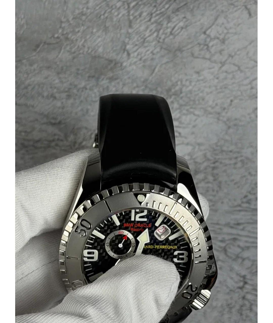 GIRARD PERREGAUX Черные металлические часы, фото 7