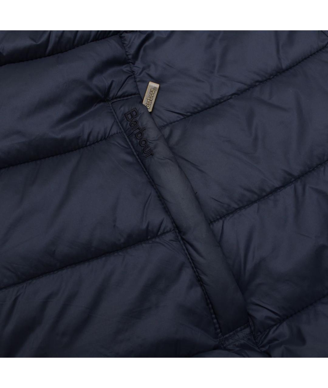 BARBOUR Темно-синий полиэстеровый пуховик, фото 5