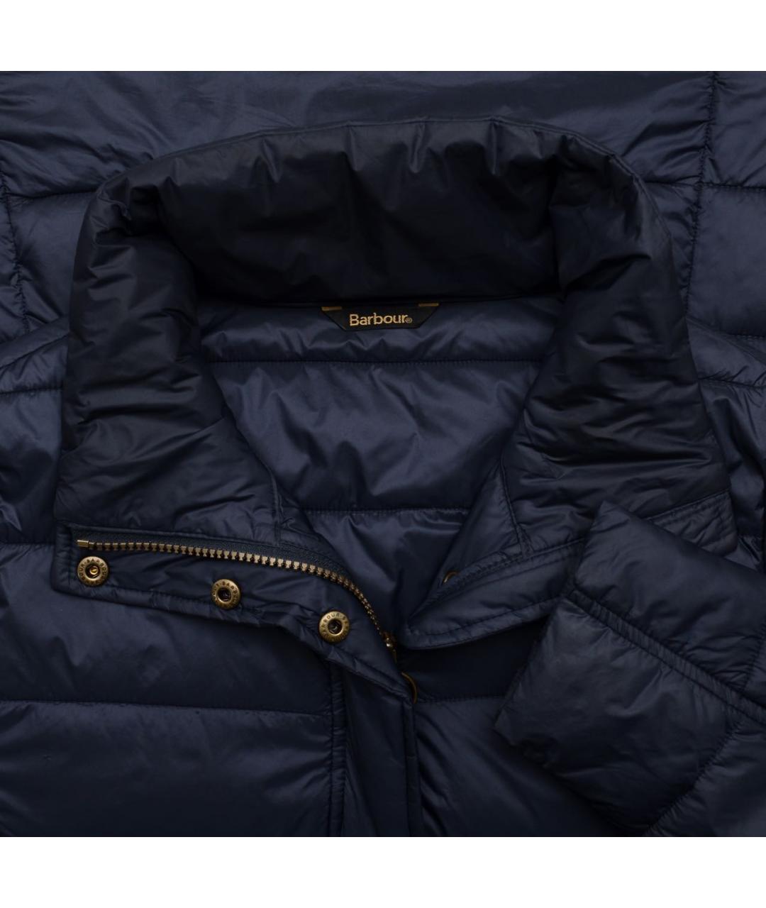 BARBOUR Темно-синий полиэстеровый пуховик, фото 3