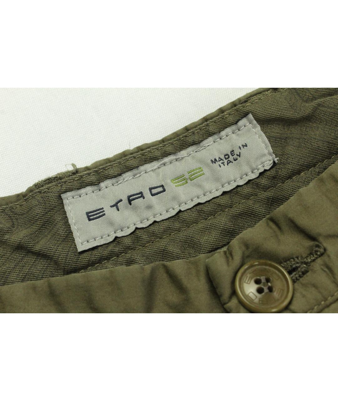 ETRO Коричневые хлопковые шорты, фото 3