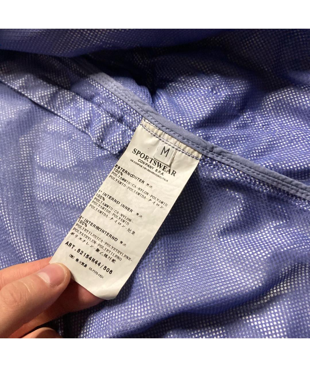 STONE ISLAND Синяя полиамидовая куртка, фото 6