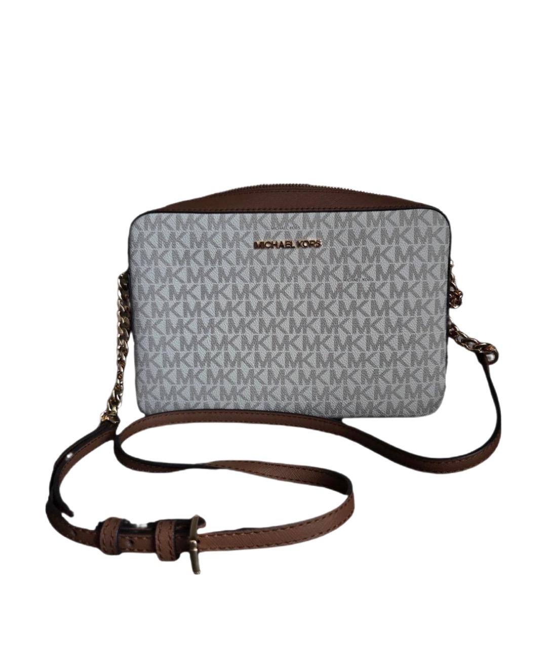 MICHAEL KORS Бежевая сумка через плечо, фото 1